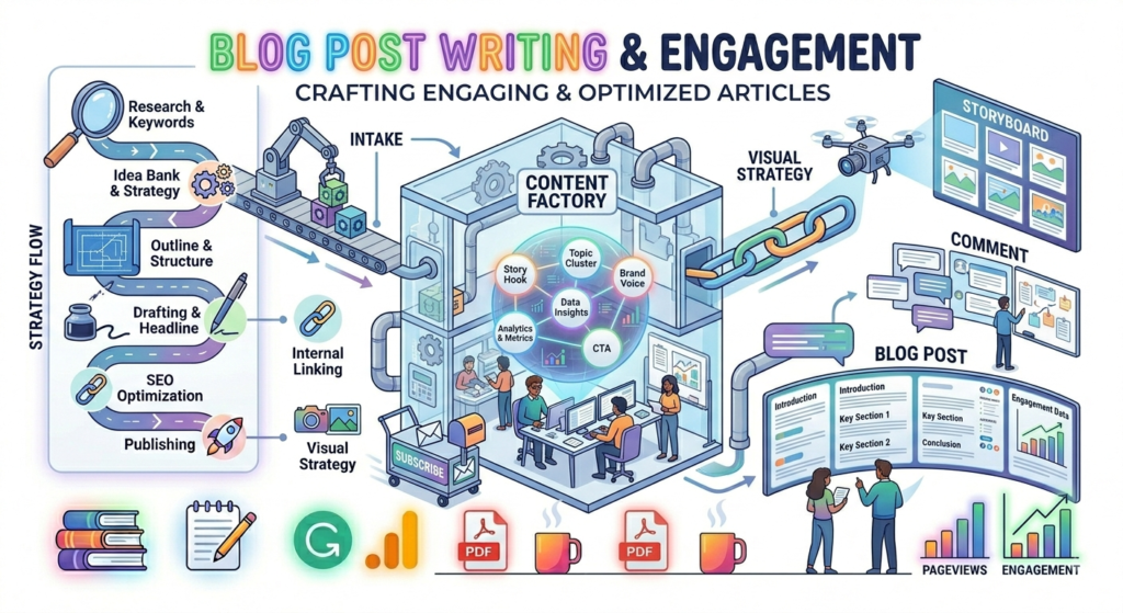 Blog post writing and engagement